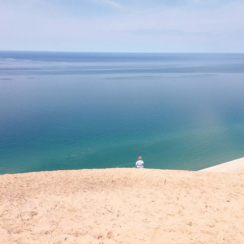 Nature Photography: Tranquil Shoreline, Sleeping Bear Dunes, Michigan 500 Jigsaw Puzzle 3D Modell