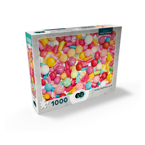 Macro Photography: Candy Explosion- no.2 1000 Jigsaw Puzzle box view2