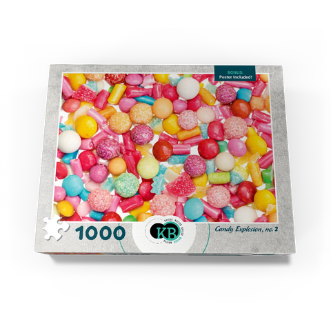 Macro Photography: Candy Explosion- no.2 1000 Jigsaw Puzzle box view3