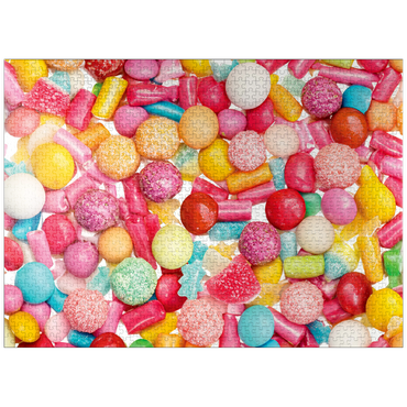 puzzleplate Macro Photography: Candy Explosion- no.2 1000 Jigsaw Puzzle