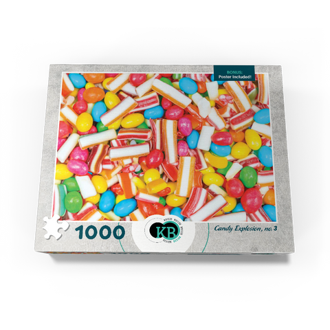 Macro Photography: Candy Explosion- no.3 1000 Jigsaw Puzzle box view3