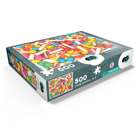 Macro Photography: Candy Explosion- no.3 500 Jigsaw Puzzle box view1