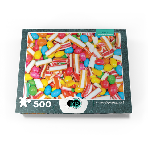 Macro Photography: Candy Explosion- no.3 500 Jigsaw Puzzle box view3