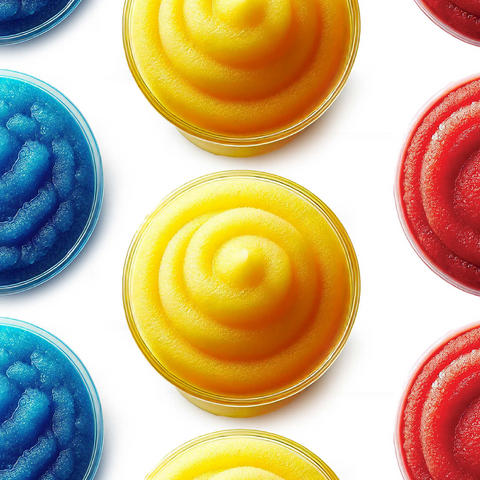 Macro Photography: Slushie Rows Collage 1000 Jigsaw Puzzle 3D Modell