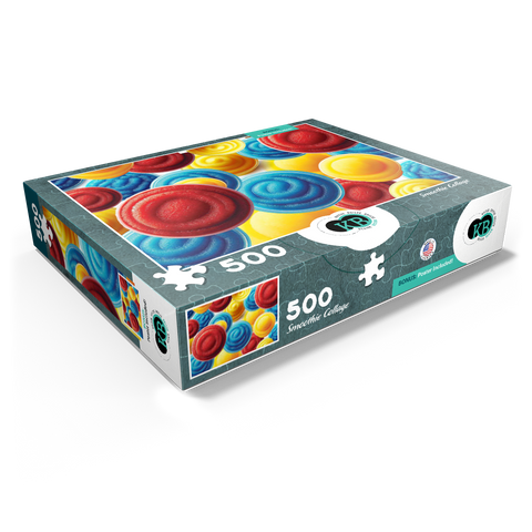 Macro Photography: Smoothie Collage 500 Jigsaw Puzzle box view1