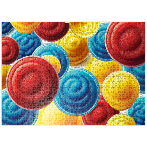 puzzleplate Macro Photography: Smoothie Collage 500 Jigsaw Puzzle