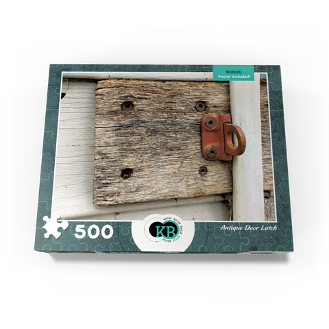 Antique Door Latch 500 Jigsaw Puzzle box view3