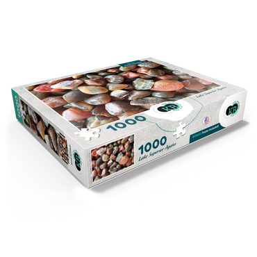 Macro Photography: Lake Superior Agates, no.2 1000 Jigsaw Puzzle box view1