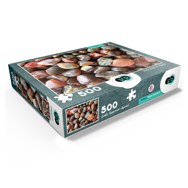 Macro Photography: Lake Superior Agates, no.2 500 Jigsaw Puzzle box view1