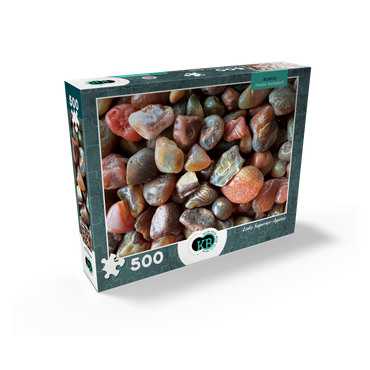 Macro Photography: Lake Superior Agates, no.2 500 Jigsaw Puzzle box view2