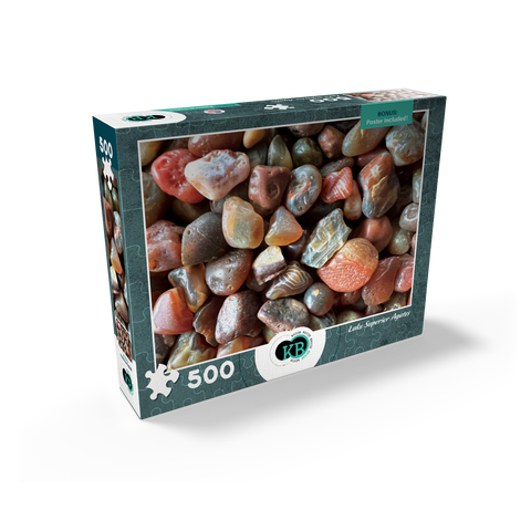 Macro Photography: Lake Superior Agates, no.2 500 Jigsaw Puzzle box view2