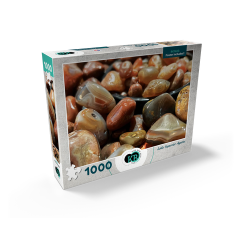 Macro Photography: Lake Superior Agates, no.3 1000 Jigsaw Puzzle box view2
