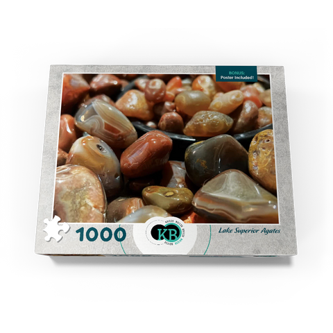 Macro Photography: Lake Superior Agates, no.3 1000 Jigsaw Puzzle box view3