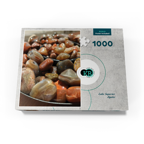 Macro Photography: Lake Superior Agates, no.4 1000 Jigsaw Puzzle box view3