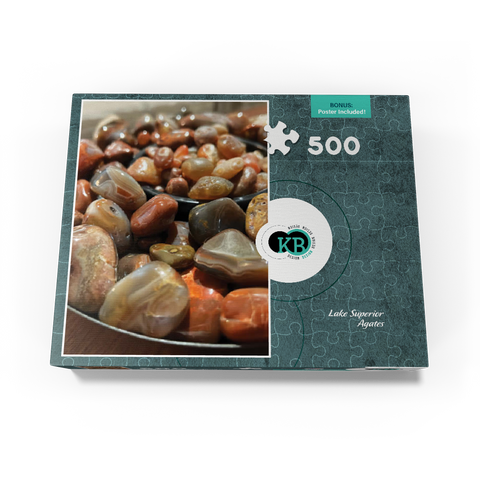 Macro Photography: Lake Superior Agates, no.4 500 Jigsaw Puzzle box view3