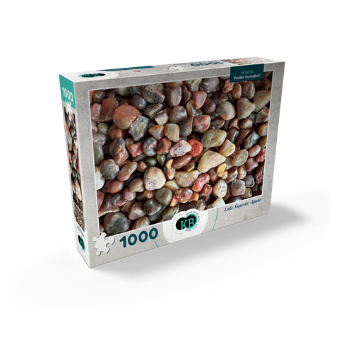 Macro Photography: Lake Superior Agates, no.1 1000 Jigsaw Puzzle box view2