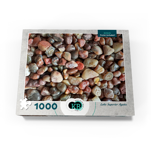 Macro Photography: Lake Superior Agates, no.1 1000 Jigsaw Puzzle box view3