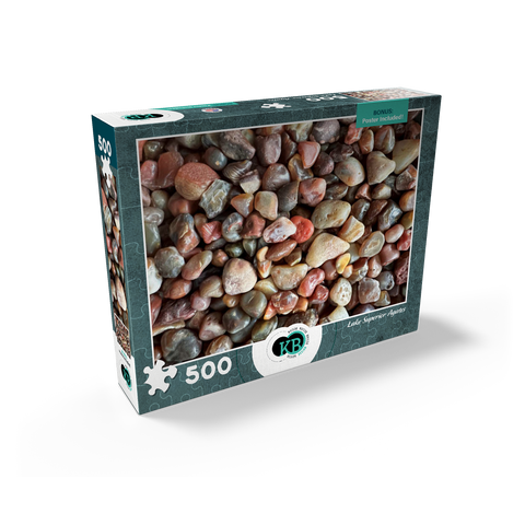Macro Photography: Lake Superior Agates, no.1 500 Jigsaw Puzzle box view2