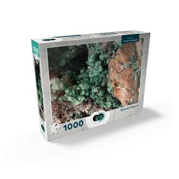 Malachite Mineral Geode 1000 Jigsaw Puzzle box view2
