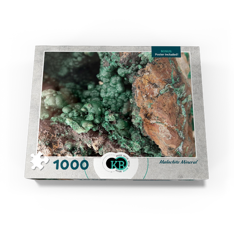 Malachite Mineral Geode 1000 Jigsaw Puzzle box view3