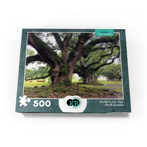 Nature Photography: Southern Live Oak, North Carolina, no.1 500 Jigsaw Puzzle box view3