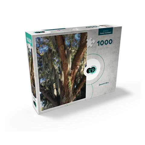 Nature Photography: Southern Trees, Spanish Moss 1000 Jigsaw Puzzle box view2