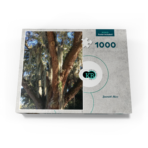 Nature Photography: Southern Trees, Spanish Moss 1000 Jigsaw Puzzle box view3