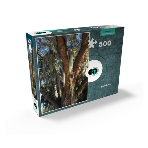 Nature Photography: Southern Trees, Spanish Moss 500 Jigsaw Puzzle box view2