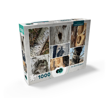 Nature Photography: Tree Bark Collage 1000 Jigsaw Puzzle box view2