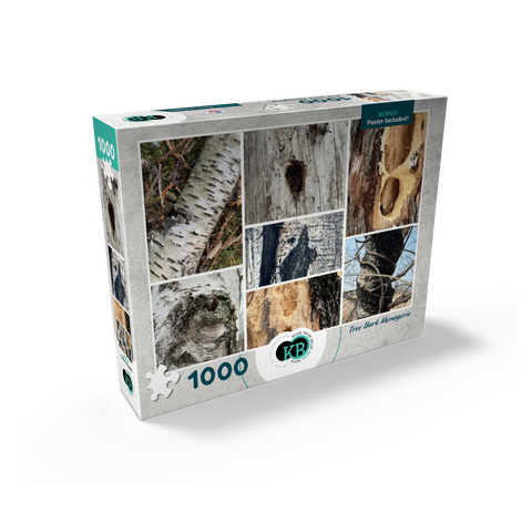 Nature Photography: Tree Bark Collage 1000 Jigsaw Puzzle box view2