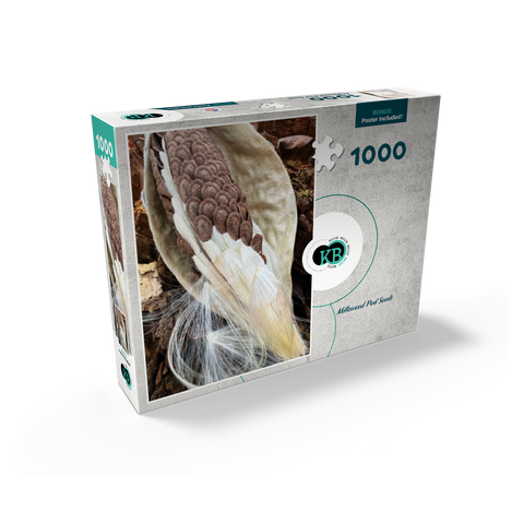 Nature Photography: Milkweed Seeds Pod 1000 Jigsaw Puzzle box view2