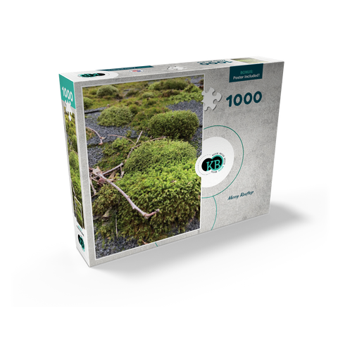Macro Photography: Mossy Rooftop 1000 Jigsaw Puzzle box view2