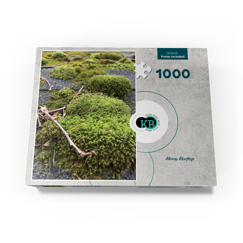 Macro Photography: Mossy Rooftop 1000 Jigsaw Puzzle box view3