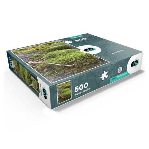 Macro Photography: Mossy Rooftop 500 Jigsaw Puzzle box view1