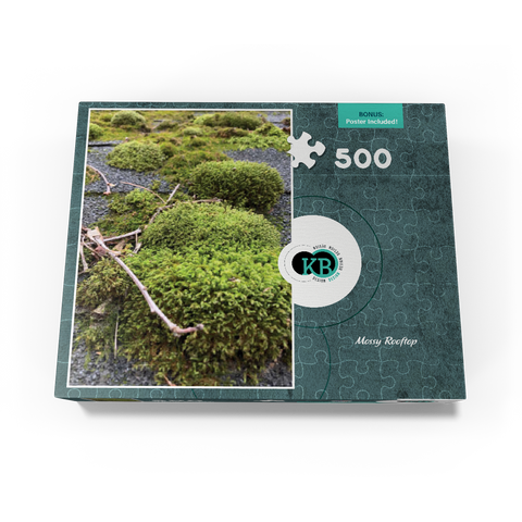 Macro Photography: Mossy Rooftop 500 Jigsaw Puzzle box view3