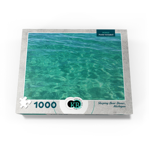 Nature Photography: Tranquil Waters, Sleeping Bear Dunes, Michigan 1000 Jigsaw Puzzle box view3