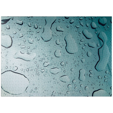 puzzleplate Macro Photography: Water Droplet, no.1 1000 Jigsaw Puzzle