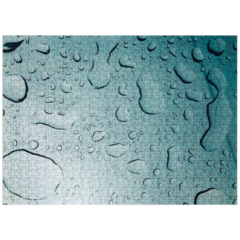 puzzleplate Macro Photography: Water Droplet, no.1 500 Jigsaw Puzzle