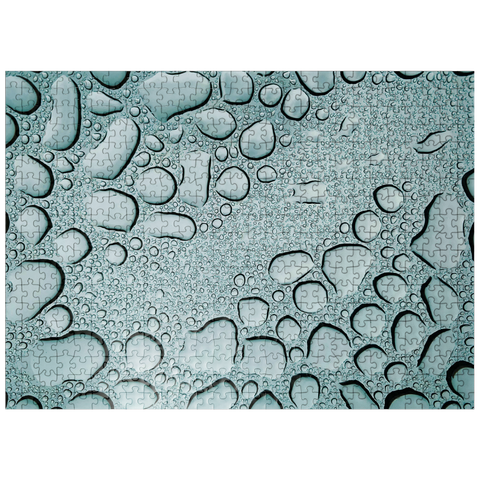 puzzleplate Macro Photography: Water Droplet, no.2 500 Jigsaw Puzzle