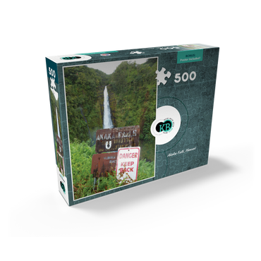 Hawaii, The Big Island: Akaka Falls Signage 500 Jigsaw Puzzle box view2