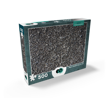 Hawaii, The Big Island: Black Pebbled Beach Collage 500 Jigsaw Puzzle box view2