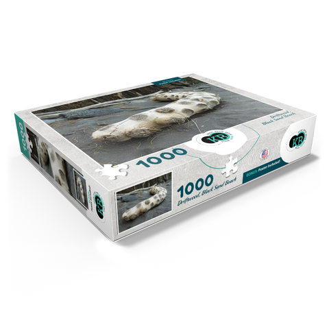 Hawaii, The Big Island: Driftwood, Black Sand Beach 1000 Jigsaw Puzzle box view1