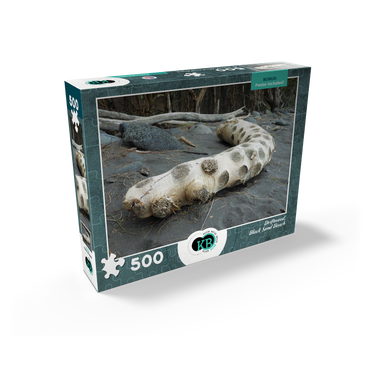 Hawaii, The Big Island: Driftwood, Black Sand Beach 500 Jigsaw Puzzle box view2
