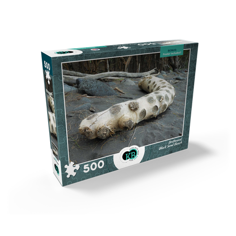 Hawaii, The Big Island: Driftwood, Black Sand Beach 500 Jigsaw Puzzle box view2