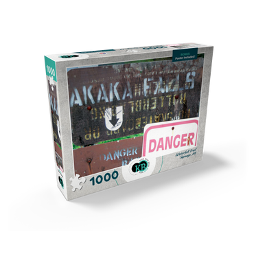 Hawaii, The Big Island: Waterfall Trail Signage 1000 Jigsaw Puzzle box view2