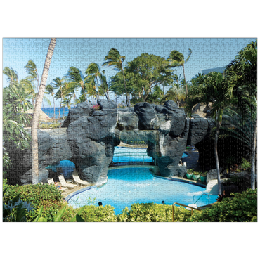 puzzleplate Hawaii, The Big Island: Island Resort Paradise 1000 Jigsaw Puzzle