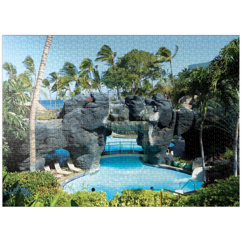 puzzleplate Hawaii, The Big Island: Island Resort Paradise 1000 Jigsaw Puzzle