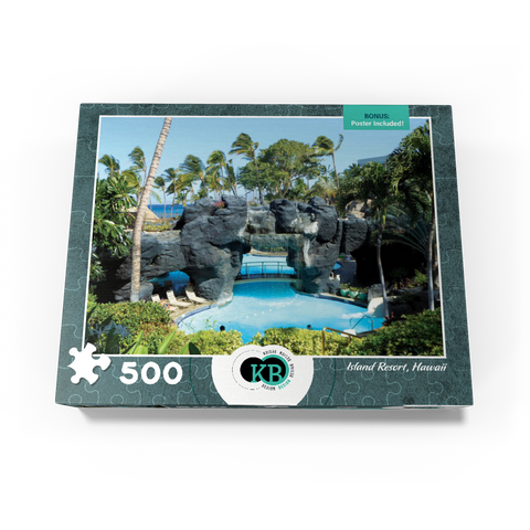 Hawaii, The Big Island: Island Resort Paradise 500 Jigsaw Puzzle box view3