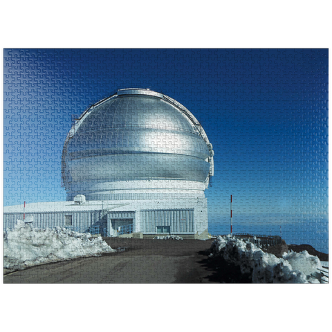 puzzleplate Hawaii, The Big Island: Keck Observatory, Mauna Kea 1000 Jigsaw Puzzle