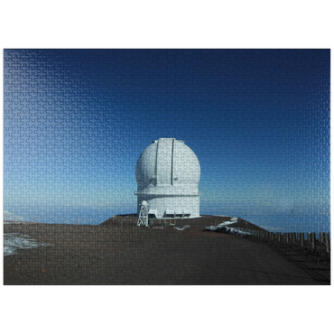 puzzleplate Hawaii, The Big Island: Keck Telescope, Mauna Kea 1000 Jigsaw Puzzle